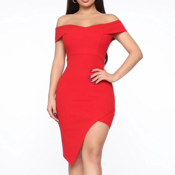 Dresses & Skirts - Red dress for a night out in town! From Fashion Nova ❤️ look beautiful